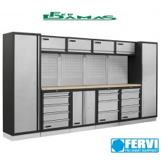 ARREDAMENTO MODULARE PER OFFICINA FERVI ART. A007A